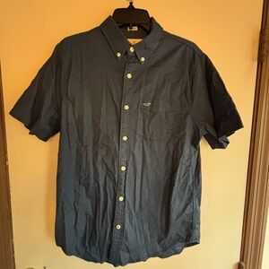 Hollister Dark Blue Casual Button Down Shirt